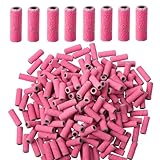 LLMSIX 200PCS Sanding Bands for Nail Drill, 180 Grit Sanding Bands Fine Sanding Bands for Nail Dril Mini Sanding Bands for Acrylic Nails Gel Manicures and Pedicure