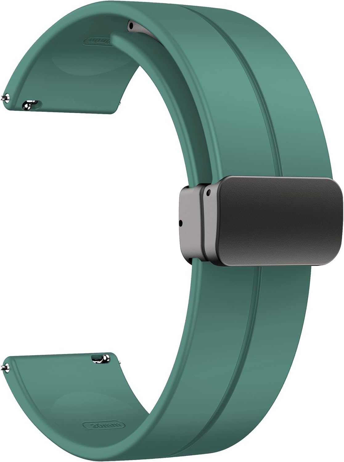 22 mm Silicone Magnetic Watch Straps Belt Band Compatible with Noise ColorFit Ultra/Ultra 2, Pro 3, Active/GPS, Buzz, Core, Nav & Nav+, Endure Smartwatch Straps,-image-36
