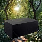 【Facilité de Nettoyage et de Rangement 】Nos housses de protection pour table rectangulaire sont faciles à nettoyer et à ranger. jardin Il est très facile à laver, Rincez simplement le couvercle avec de l'eau et séchez-le au soleil. housses pour mobilier de jardin Il peut être plié et rangé à tout moment lorsqu'il n'est pas utilisé, économiser de l'espace