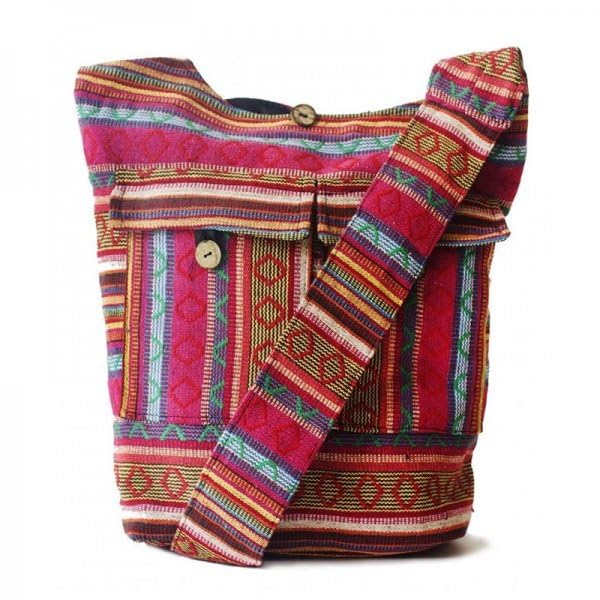 Image of SUVASANA Large Sling Shoulder Bag for Men Women Casual Comfortable Everyday Purse Travel Women's Cross-body Bags