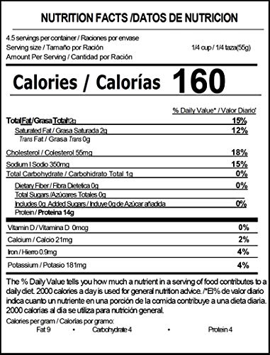 Miniatura 3 de Chata Bolsa de chilorio de pavo Carne de pavo desmenuzada y sazonada Listo para comer Sin conservantes 8.8 onzas (paquete de 1)