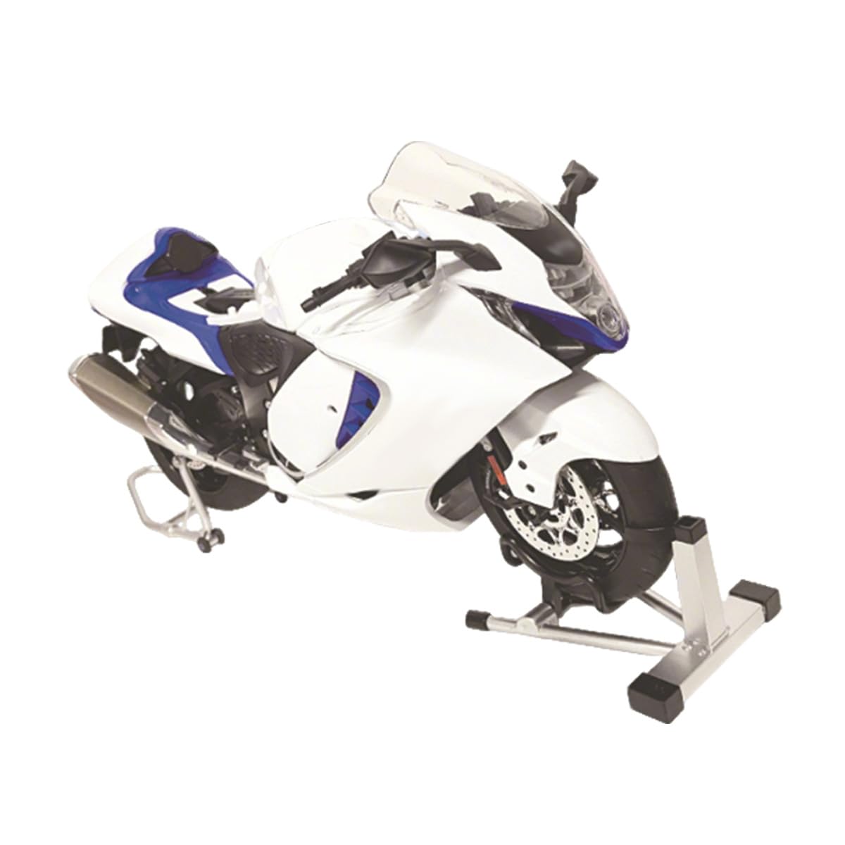 NULA 1/6 Scale Alloy Dynamic Motorcycle Model with Ignition Simulation, Light Sound Effects and Smoke Spray, Mechanical Display Bike Gift for Adult Racing Enthusiasts