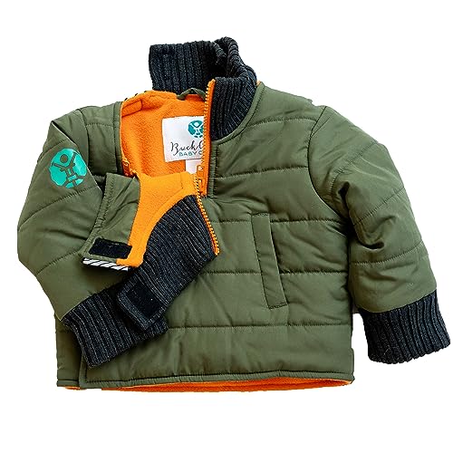Buckle Me Baby Winter Coat | Toastier Car Seat Jacket for Boys and Girls - Featured on Shark Tank 6 Months - 6 Years