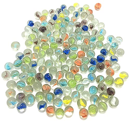 Image of Decorative Stones for Vase Filler or Pebbles for Home Decor /Decorative Capsule Pebbles /Glass /gravels /Stone /Beads for Aquarium, Table, vase, Fountain (Ocean Blue, 480 Gram)