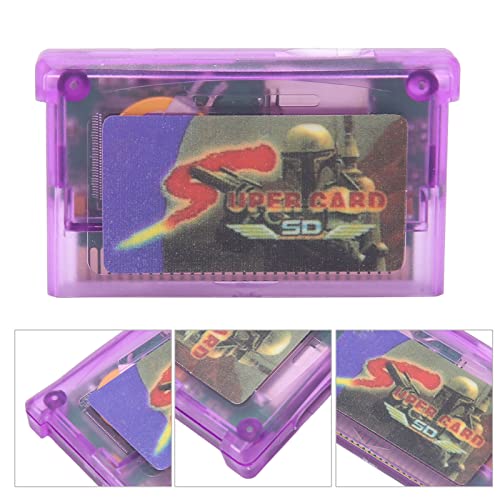 Cartões de Jogo Cartão de Memória de Videogames para GBA, 2 GB Dispositivos Portáteis de Jogo Máquina de Cartas para Acessórios Game Boy, Flashcards Mini Super Card Suporta Cartão de Memória