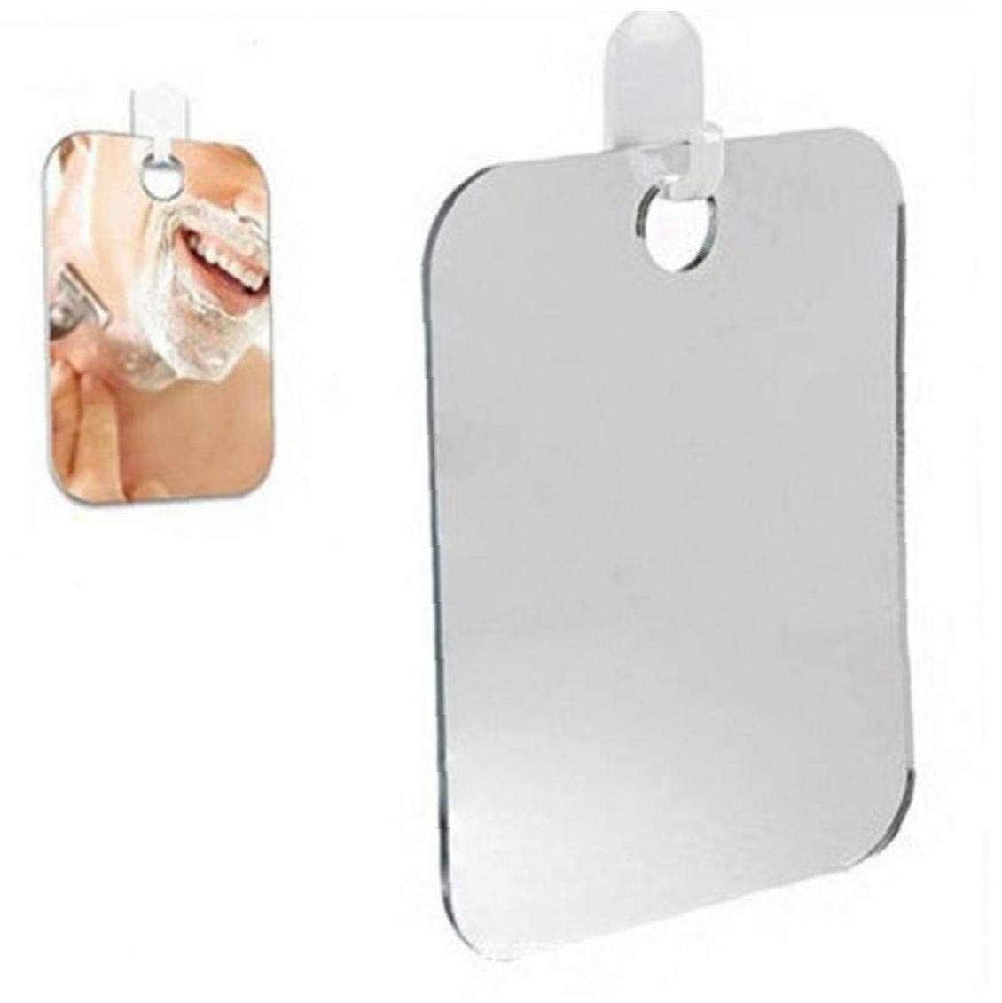 Bathroom Acrylic Anti Fog Shower Mirror Fogless Fog Free Mirror Washroom Travel for Man Shaving
