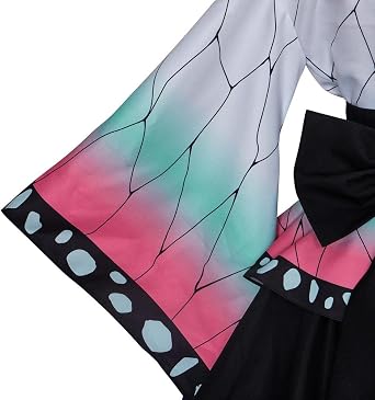Anime Kochou Shinobu Kimono Cosplay Costume Halloween Outfit Suit for Women