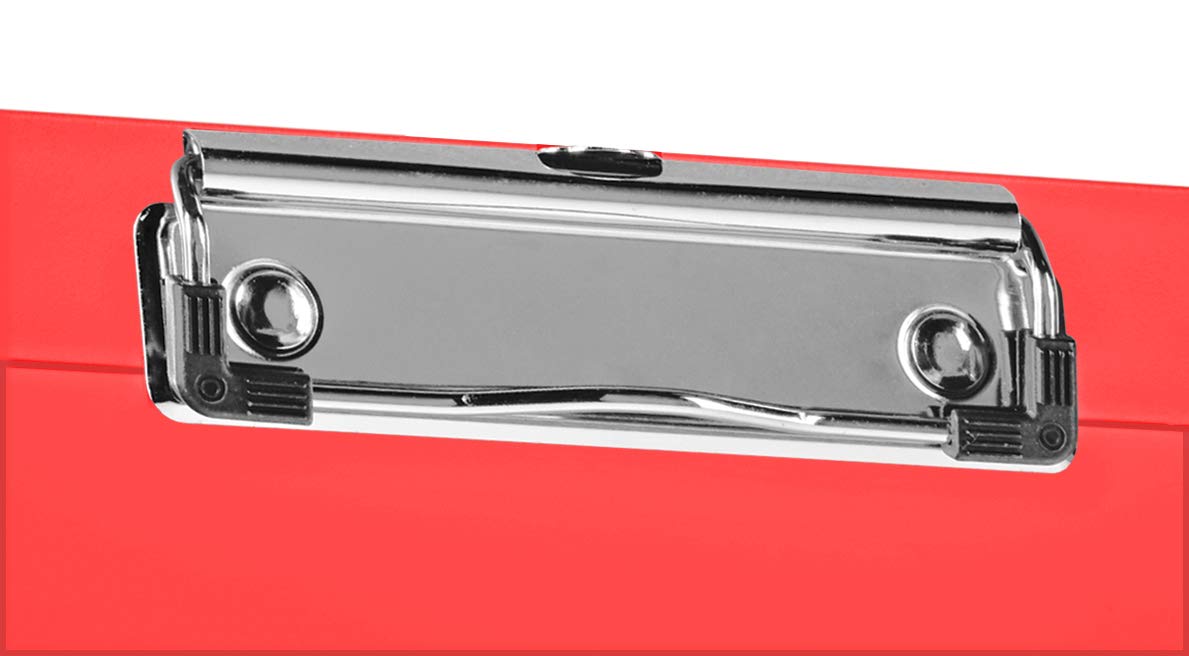 Acrimet Lot De 6 Porte-blocs Format A5 (23,5 Cm X 16 Cm) Avec Clip En