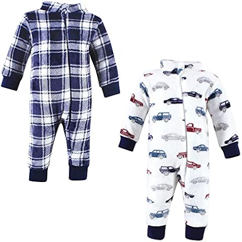 Hudson Baby Plush Jumpsuit, Cars Cover