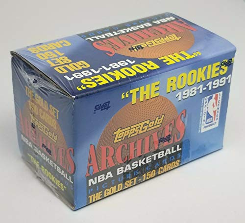 1981-1991"The Rookies" Topps Gold Basketball Archives Factory Sealed Set 150 Cards Michael Jordan