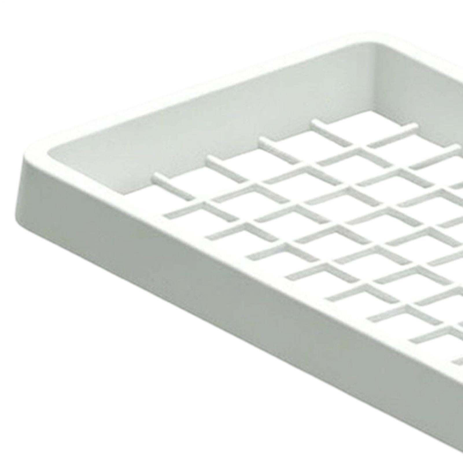 Étagère au-Dessus du Robinet Salle de Bain - sans Perçage 50 Cm Forme en U Drainage Rapide,Étagère au-Dessus du lavabo pour Salle de Bain - brosses à Dents, cosmétiques, shampoings,