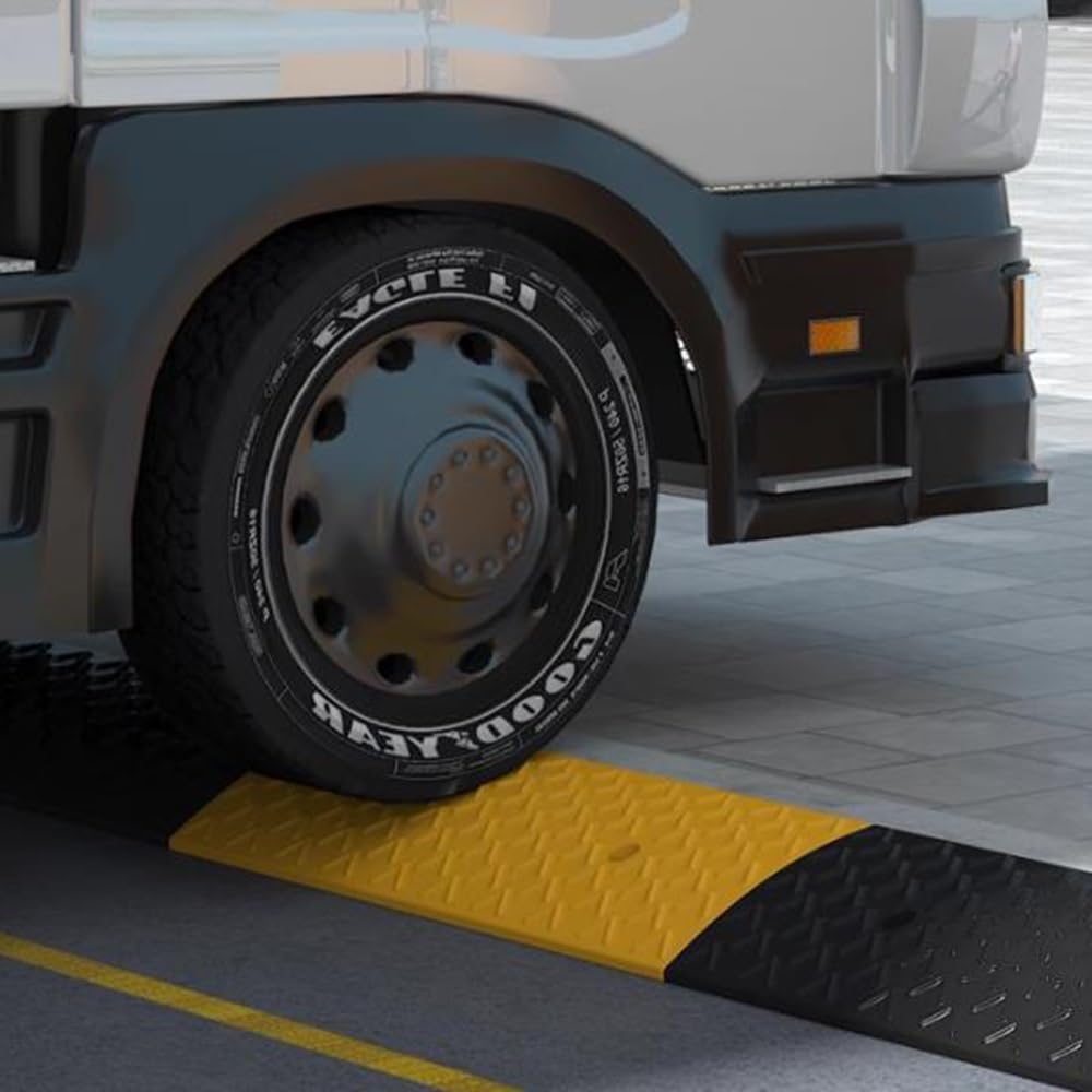 5" 6" Podjazdy krawężnikowe, wytrzymała rampa progowa, udźwig 6600 funtów, rampa samochodowa, wejście dla wózków inwalidzkich, powierzchnia antypoślizgowa, rampy wjazdowe do skuterów i wózkó