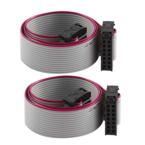 Câble plat IDC 14 épingles pour carte mère extension nappe 30cm lot de 2