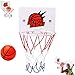 Miazhou Kinder Mini Basketballkorb Toys Suck Wandhalterung Ständer mit Pumpe Sport Spielzeug Set für Büro, Badezimmer, Wc ,Outdoor