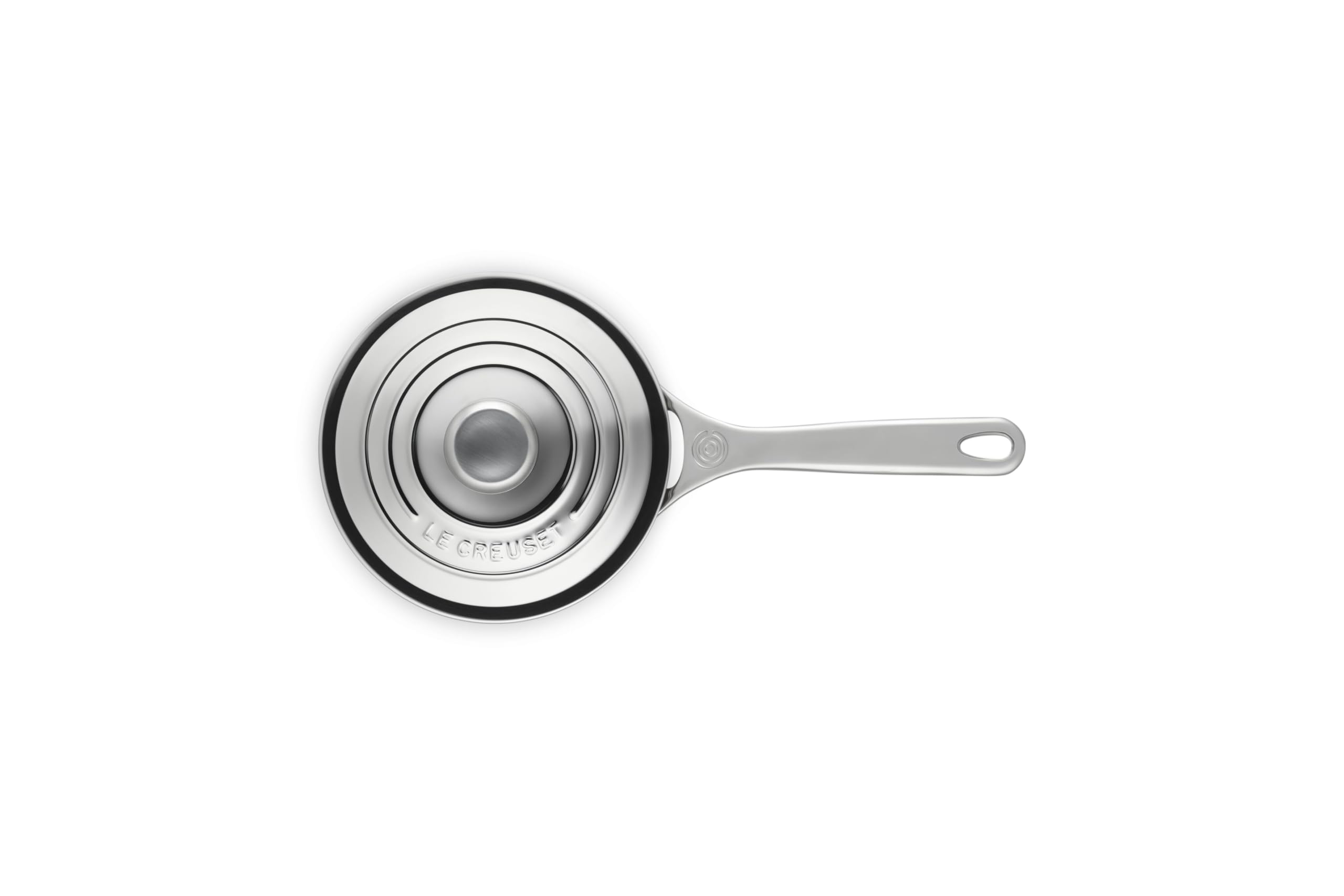 Le Creuset Signature Soßentopf mit Deckel und Hilfsgriff, Rostfreier 3-ply Edelstahl, Ø 16 cm, 1.9 L – Ansicht 4