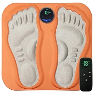 Fußmassagegerät 3D Pro, 6 Modi, 15 Intensitätsstufen, für zu Hause, lindert wirksam Fußbeschwerden und Beinmuskelschmerzen (a)