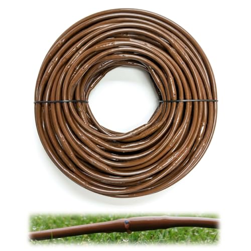 1/4 Drip Irrigation Tubing 100ft with 6 Emitter Spacing for Garden System