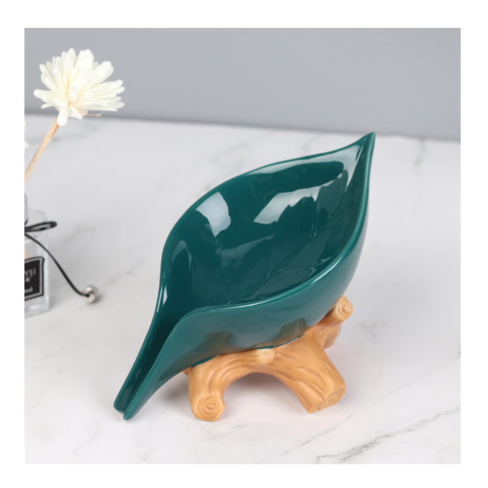 Uchwyt na mydło nowy kreatywny nordycki ceramiczny pojemnik na mydło odpływ śliczna mydelniczka domowa toaleta mydelniczka spersonalizowana mydelniczka pojemnik na mydło (rozmiar: złoty)