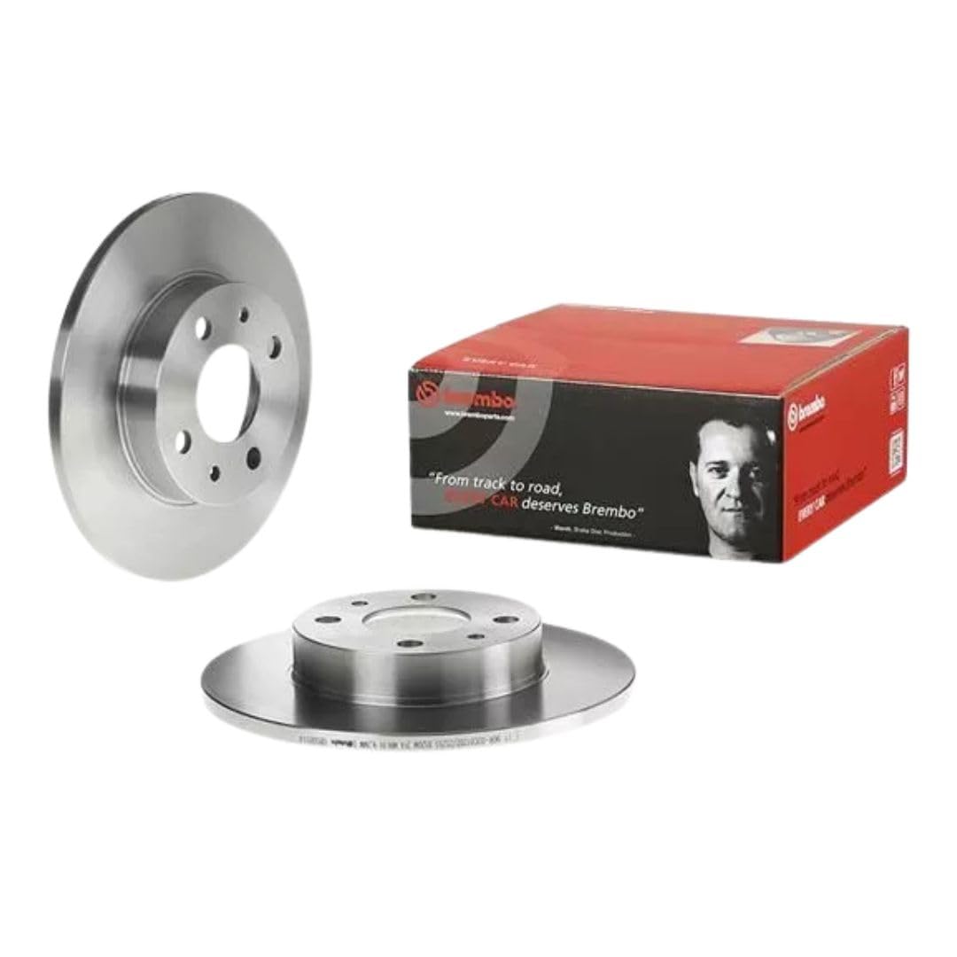 KIT DISCHI FRENO E PASTIGLIE BREMBO COMPATIBILE CON FIAT PANDA 2 169 1.1 1.2 DAL 2003 ANTERIORI