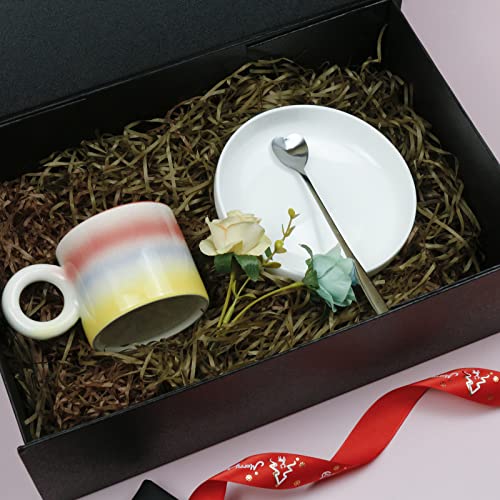 Yinuoyoujia Large Gift Box With Lid,14 Inchx9 Inchx4.5 Inch Magnetic Gift Box With Ribbon,Cards And Envelopes For Presents,Great For Wedding,Birthdays,Crafting,Gift Packaging  thumb #5