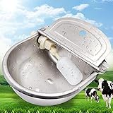 abbeveratoio galline 30 litri Ciotola acqua per animali: La ciotola automatica per acqua può scaricare le acque reflue residue grazie al foro di scarico per facilitare la pulizia