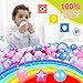STARBOLO Star Ball Pit Balls for Toddlers -200pcs Phthalate Free BPA Free Crush Proof Play Balls for Play Tent Pool Playhouse Playpen Party Decoration.