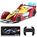 BMSARE Macchina Telecomandata, RC Auto 2,4Ghz con Luce LED e Spray, Rotazione 360° Drift F1 Race Auto, 4WD Alta velocità Ricaricabile 1200mAh Batteria RC Auto per Bambini Regalo (Rosso)