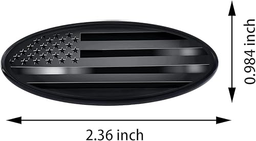 Miniatura 3 de Adhesivo adhesivo para cubierta de emblema de la bandera estadounidense para Ford Fusion Escape Focus F150 Edge Bronco Transit Fiesta Ecosport todos