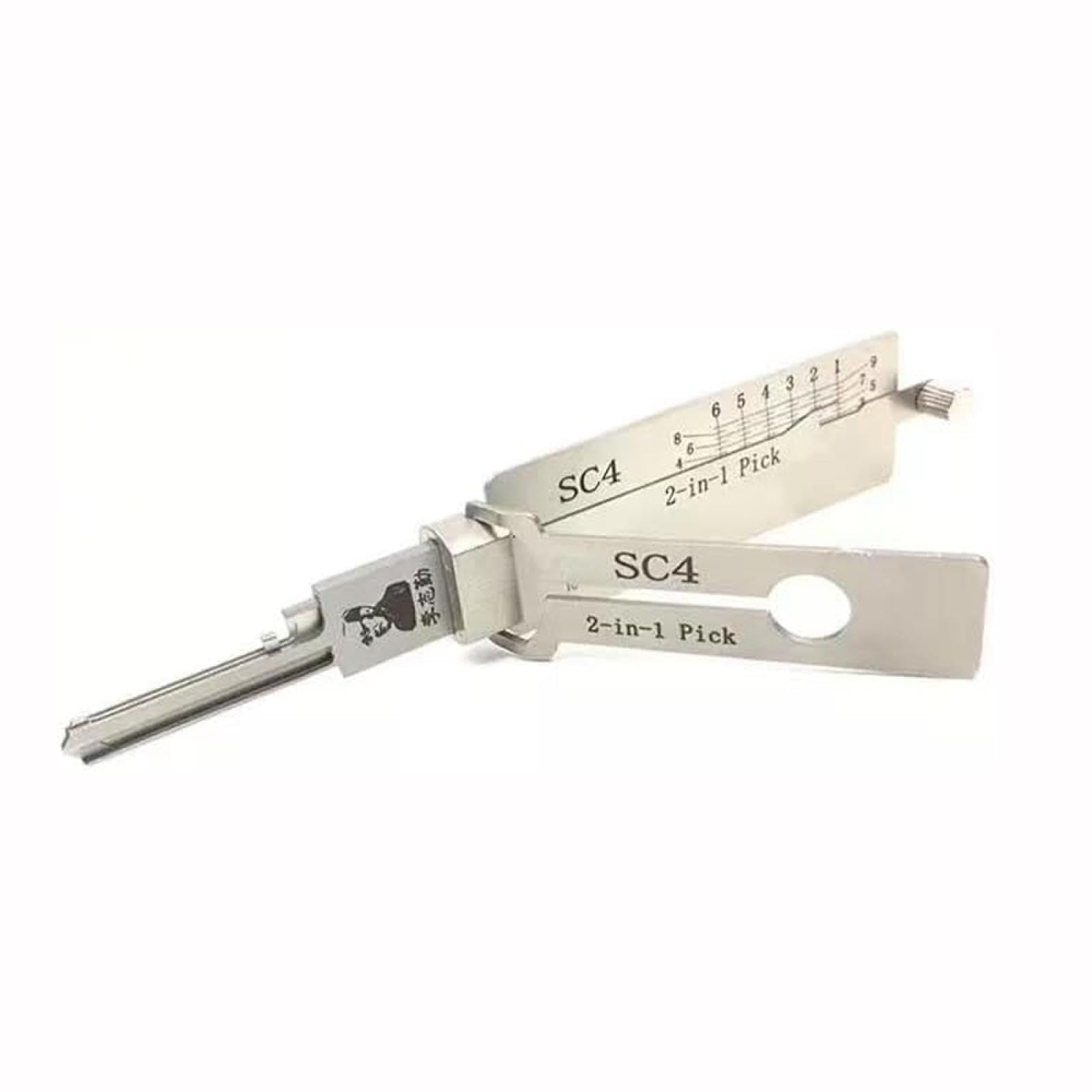 Lock Picking kit,Locksmith Tools Professional ull Set,Stainless Steel Master Key decoder for Beginners,Cool Gadgets for Men Teenage,Cowboy Accessories self Defence Survival Kits,Car Key Reader. (SC4)