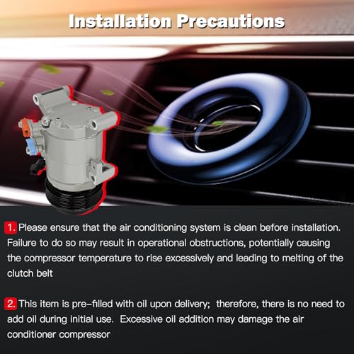 Image of Air Conditioning Compressor for Mazda 3 6 3 Sport 2.0L 2.3L 2.5L 2012-2021