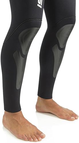 Vista 22 de Cressi Apnea - Traje de neopreno de pesca submarina de apnea de 2 piezas, chaqueta y pantalones, almohadilla de pecho, protección de rodilla, diseño