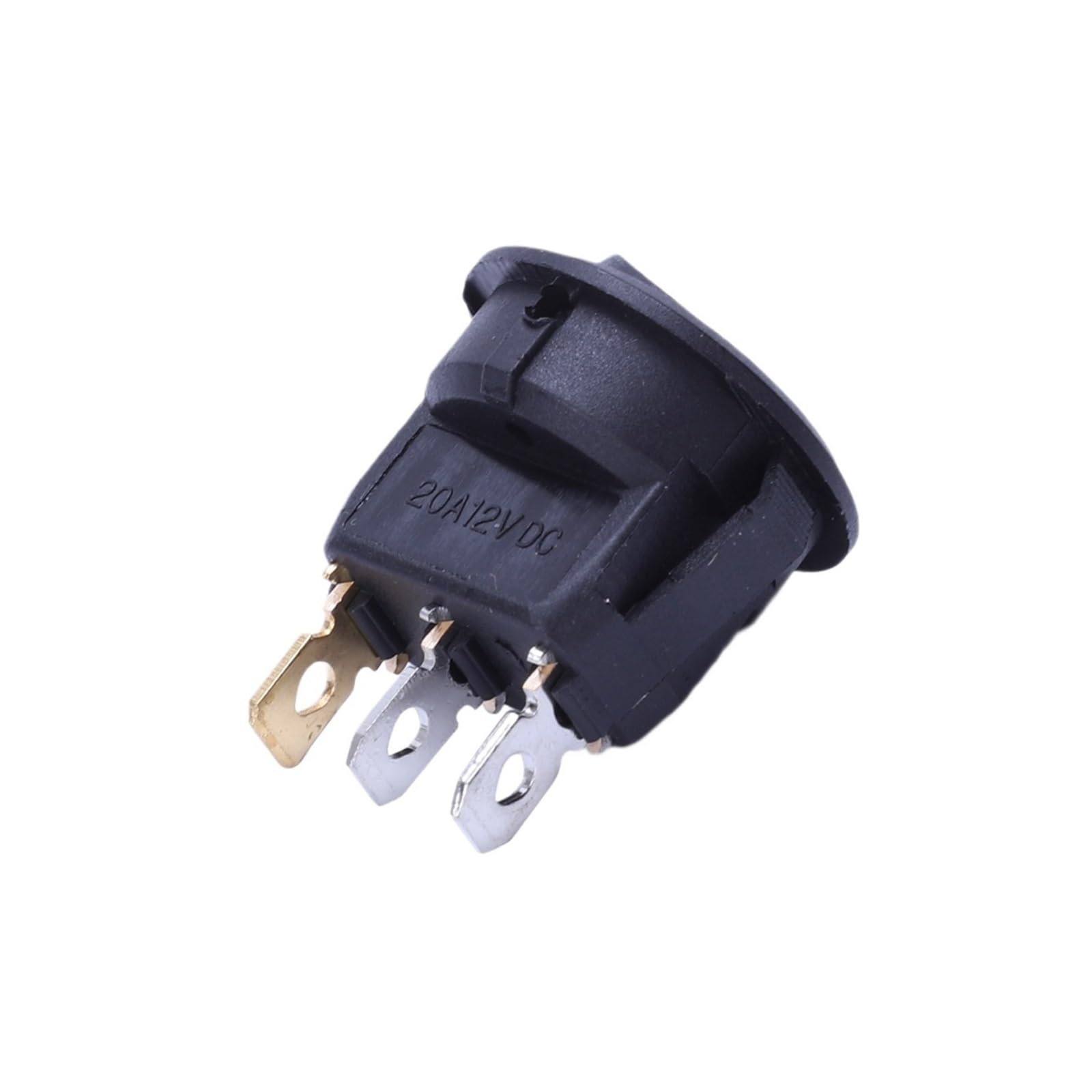 20 sztuk 12 V 20 A Amps On/Off/3 Position Terminal Round Rocker Przełącznik LED niebieski i czerwony