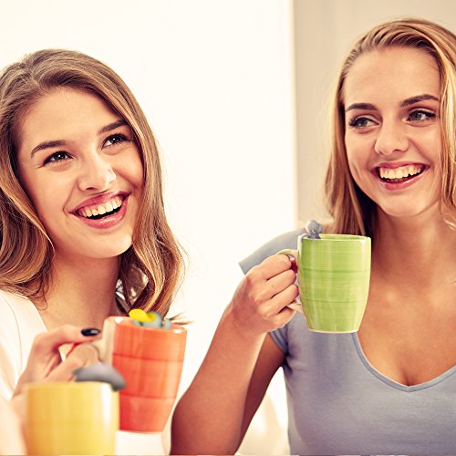 Tilevo Tea Infuser Set of 5 - The Cute Loose Leaf Silicone Tea Steeper Ball Strainer Diffuser with Gift Box - Includes Animal Monkey Platypus Elephant Squirrel and Shark