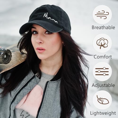 Image of Gardening Hat for Gardening Gifts for Women Adjustable Embroidered Baseball Cap for Gardeners Women or Wife Mom