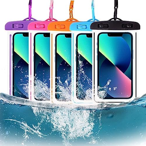 Waterproof Mobile Pouch with Hanging Thread Underwater Phone Dry Bag ...