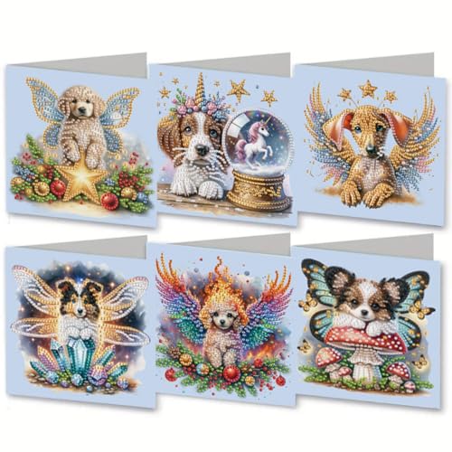 Carte de peinture diamant pour loisirs créatifs en famille lors des fêtes et vacances