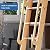 KINMADE 8 ft Rolling Library Ladder, Sturdy Wood Step and Build-in Handrail, Multi-use for Loft Stairs/Bookshelf, Red Oak (Total Length 93.4’’)