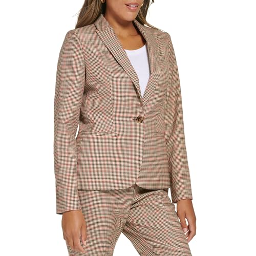 Tommy Hilfiger Men's One-button Plaid Blazer3