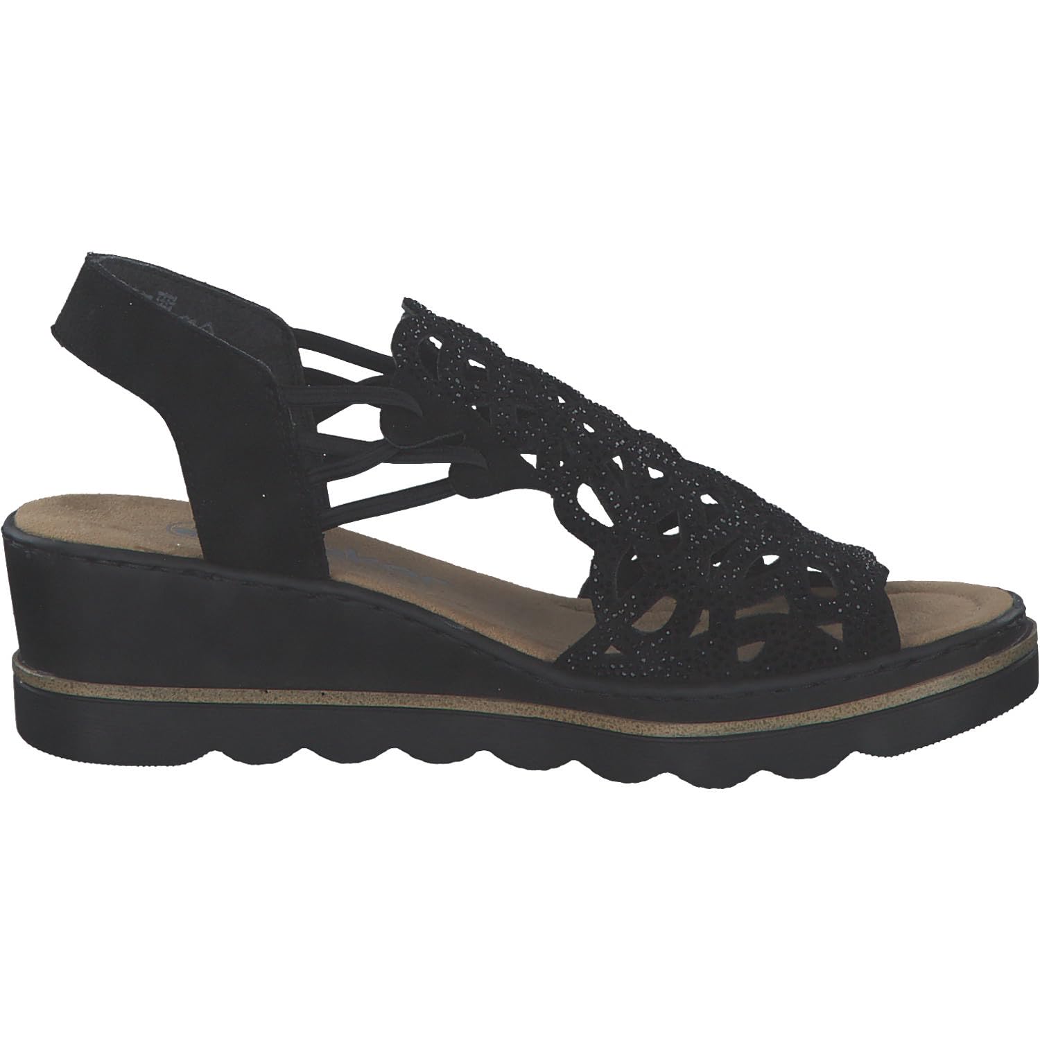 Rieker 67465 Sandales compensées Femme
