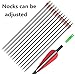 GPP Carbon 30-Inch Arrows with Field Points Replaceable Tips (12 Pack) with 6 Free Nocks for Recuve Bow & Compound Bow