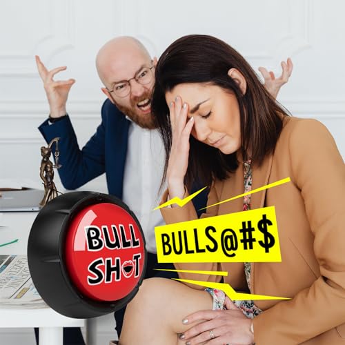 Image of MyMealivos The Bullsh*t Button BS Button for Official Desktop Sound Toy-Great Gag Gift
