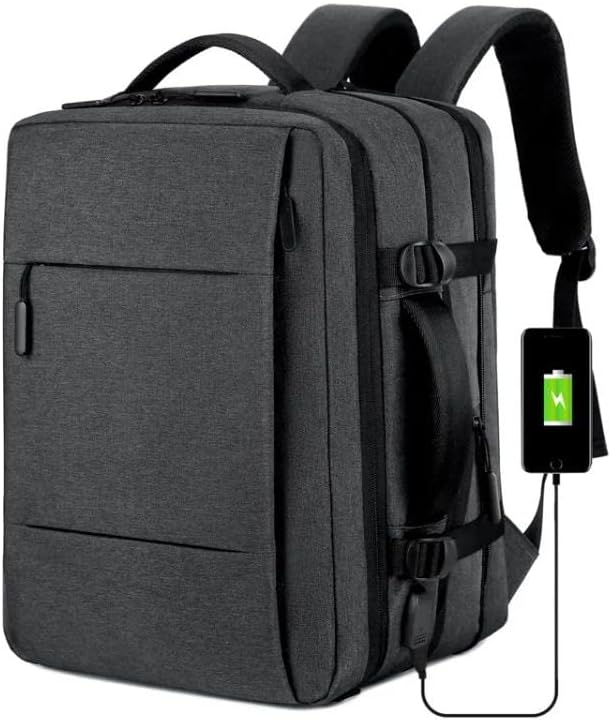 Smallrun Zaino Da Viaggio Cabina 40x20x25 Cm | 20L Per Ryanair E Bagaglio A Mano | Con Porta USB E Tasca Nascosta | Poliestere Antigraffio