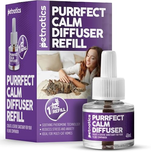 Petnatics Cat Calming Diffuser Refill | 24/7 Soothing Pheromone Technology