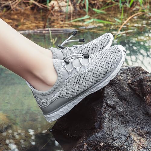Image of DOUSSPRT Water Shoes for Kids Boys Girls Quick Dry for Beach Swim Pool | Toddler Breathable Summer Walk Aqua Sandals for River Boating Fishing Diving Athletic Sport