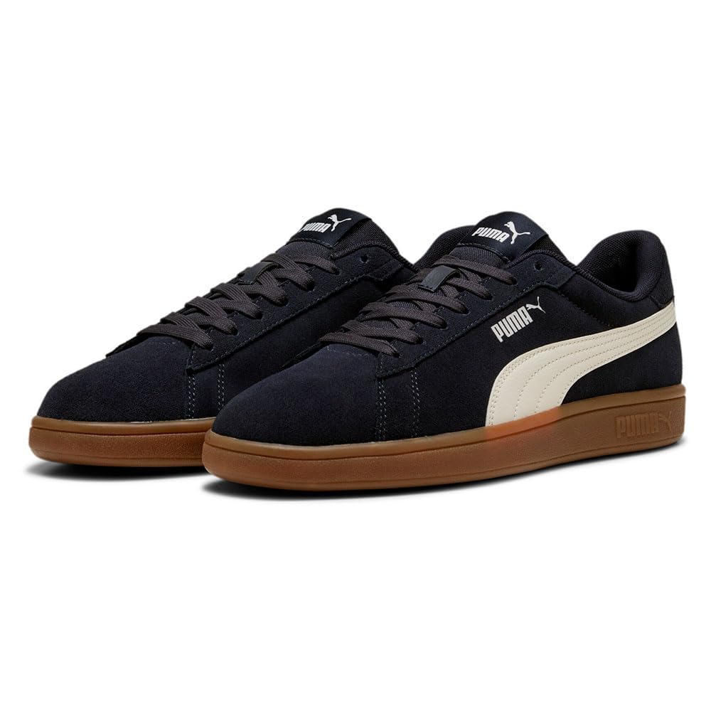 PUMA Unisex Smash 3.0 Sneaker, New Navy-Warm White, 8.5 UK