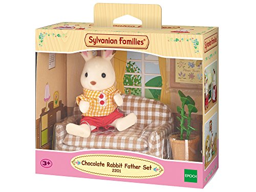 Preisvergleich Produktbild Sylvanian Families 2201 - Schokoladenhasen Vater mit Sofa