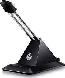 CASETHRONE Gerenciamento de cabos de mouse para jogos V2, dispositivo aBell Mouse Bungee V2 para jogos FPS de esportes (preto)