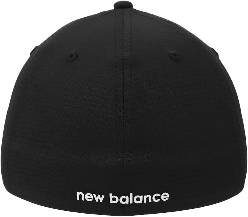 New Balance Adult Unisex 6 Panel Structured Stretch-Fit Performance Running Workout Gym Hat - Image 4