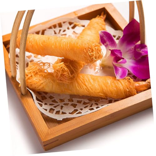 Bandeja para snacks estilo japonés para sushi con asa miniatura 5
