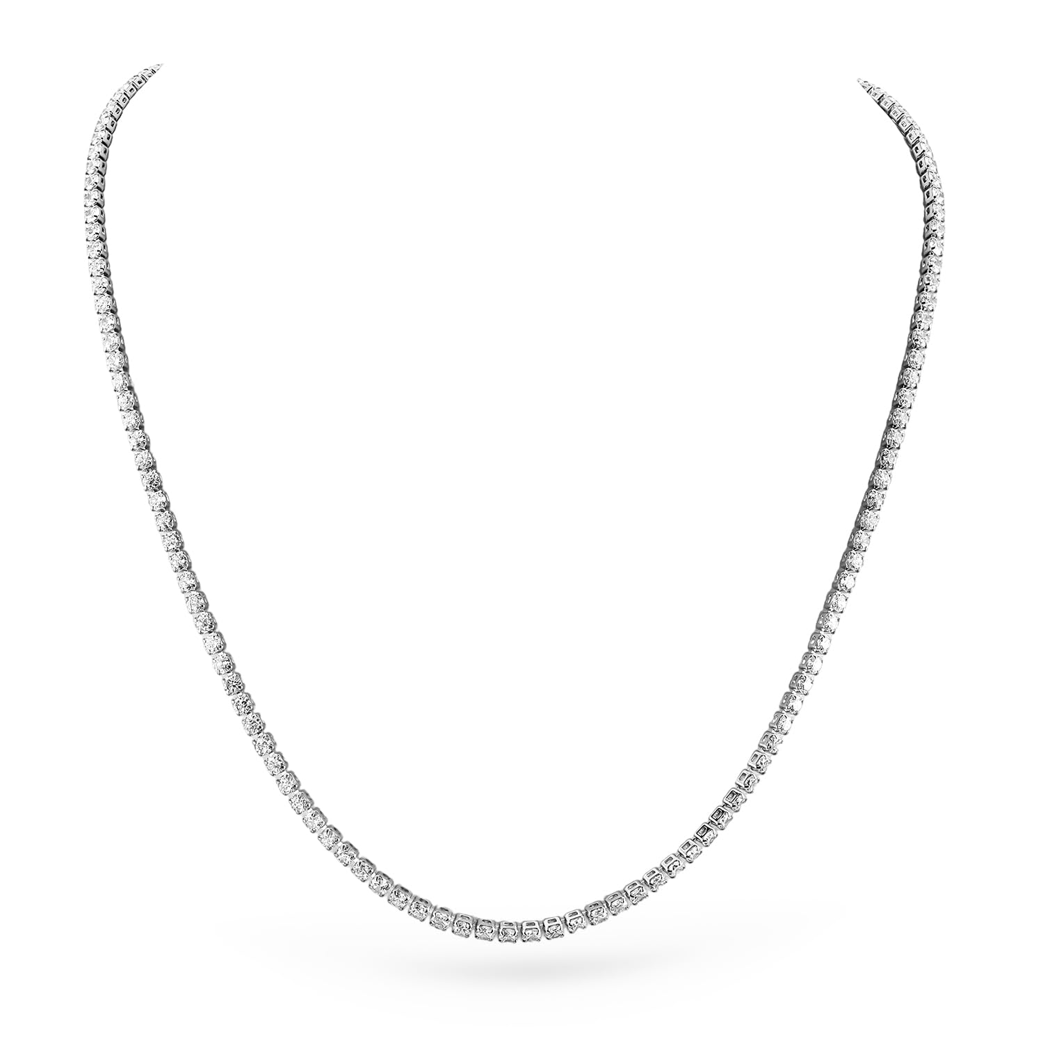 rubans Heart Pendant Tennis Necklace Designer Crystal Party Jewellery Gift for Women & Girls-picture-13